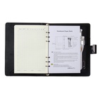 Ежедневник-органайзер в подарочной упаковке, А5, 140 листов, с ручкой, сканером пальца и зарядкой, в подарочной коробке, обложка ПВХ, чёрный - Фото 13