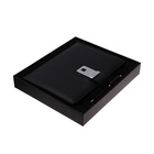 Ежедневник-органайзер в подарочной упаковке, А5, 140 листов, с ручкой, сканером пальца и зарядкой, в подарочной коробке, обложка ПВХ, чёрный - Фото 6