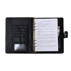 Ежедневник-органайзер в подарочной упаковке, А5, 140 листов, с ручкой, сканером пальца и зарядкой, в подарочной коробке, обложка ПВХ, чёрный - Фото 18