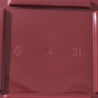 Кашпо со вставкой «Стиль», 3 л, цвет темно-вишневый - Фото 6