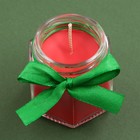 Ароматическая свеча новогодняя в банке «Исполнения заветной мечты», лесные ягоды, 5×5.5×5.5 см - Фото 4