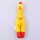 Игрушка для собак с пищалкой «‎Курица»‎ из текстиля, 21 х 6,8 см - Фото 2