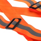Жилет сигнальный, с наплечными лямками, регулируемый размер, оранжевый - Фото 6