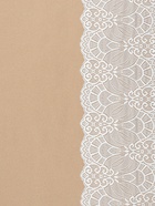 Кружевная эластичная ткань, 185 мм, 2.7±0.5 м, белая - Фото 2