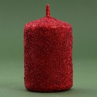 Новогодний подарочный набор свеча-столбик и подсвечник-фонарик «С новым годом» - Фото 6