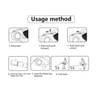 Рулетка Пижон Premium с поводком-лентой 3 м, вес животного до 15 кг 9441435