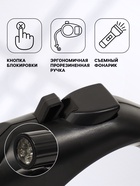 Рулетка со съёмным LED-фонариком и подвесом для сумки/контейнера, лента 8 м, до 50 кг - Фото 2