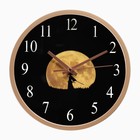 Часы настенные "Самурай", d-20 см, плавный ход - фото 319648282
