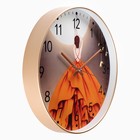 Часы настенные "Балерина", d-30 см, плавный ход - фото 7005566
