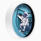 Часы настенные "Космонавт", d-20 см, плавный ход - фото 7005583