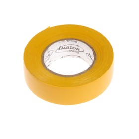 Изолента Luazon Lighting, ПВХ, 19 мм х 20 м, 130 мкм, желтая