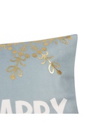 Наволочка декоративная новогодняя «Этель. Снежинки» 40×40 см, велюр - Фото 4