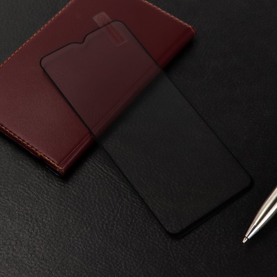 Защитное стекло MB mobility для Tecno Pop 7/Pop 7 Pro, Full Screen, полный клей, чёрное