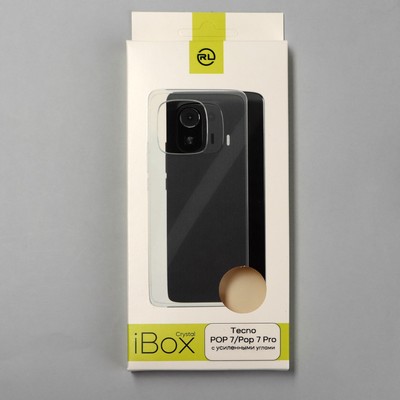 Чехол iBox Case, для телефона Tecno Pop 7/Pop 7 Pro, силиконовый, противоударный