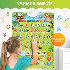 Обучающий плакат «ZOO-Азбука», в пакете - Фото 2