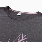 Комплект женский домашний (футболка/бриджи), цвет сливовый, размер 44 - Фото 8