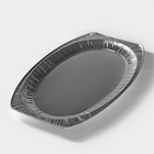 Поднос сервировочный для выпечки Доляна, алюминиевый, 55×36×3 см, 10 шт/уп - Фото 2
