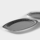 Поднос сервировочный для выпечки Доляна, алюминиевый, 55×36×3 см, 10 шт/уп - Фото 4