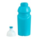 Бутылка для воды велосипедная, 400 мл, с соской, 18 х 6.2 х 6.2 см, голубая - фото 7006129