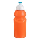Бутылка для воды велосипедная, 400 мл, с соской, 18 х 6.2 х 6.2 см, оранжевая - фото 7006131