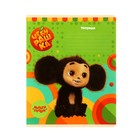 Тетрадь 12 листов в клетку, Мульти-Пульти «Чебурашка», обложка мелованный картон - Фото 5