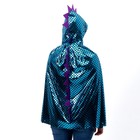 Карнавальный набор «Синий дракон», плащ и маска - фото 31002661