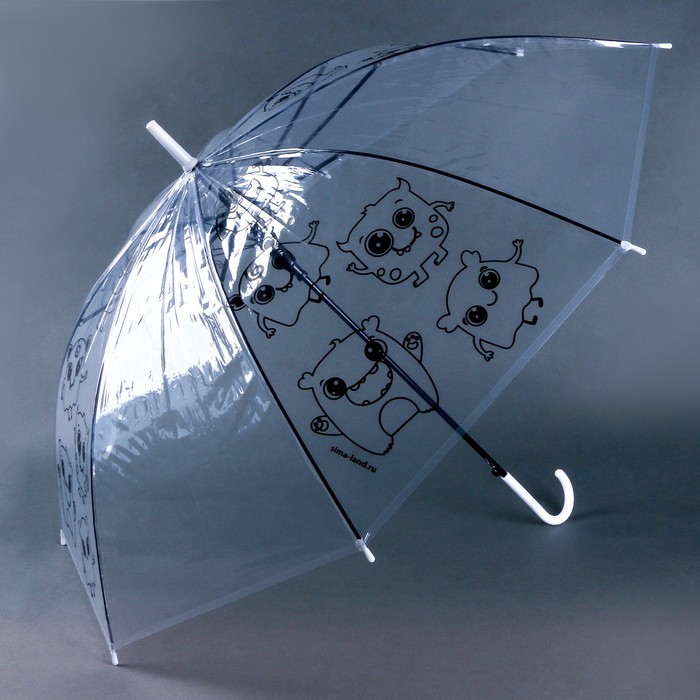 Зонт раскраска «Монстрики» + маркеры - фото 1906333845