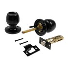 Защелка 1101, пустая, глянцевая, чёрная - Фото 4