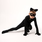 Карнавальный костюм «Крутой кот», р. S, комбинезон, маска, ободок, рост 104–116 см - Фото 3