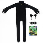 Карнавальный костюм «Крутой кот», р. М, комбинезон, маска, ободок, рост 116–128 см - Фото 2