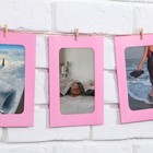 Гирлянда для фотографий с прищепками «Розовая», 6 шт. - Фото 4