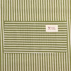 Фартук Доляна с карманом, цв.зеленый, 70*65±4см, 100% хл, рогожка - Фото 3