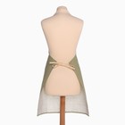 Фартук Доляна с карманом, зелёный, 70×65±4 см, 100% хлопок, рогожка - Фото 7