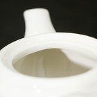 Чайник заварочный керамический BellaTenero «Волна», 250 мл, цвет белый - фото 4385992