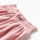 Костюм для девочки (рубашка и шорты) MINAKU, цвет пудрово-розовый, рост 134-140 см - Фото 9