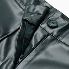 Брюки женские (экокожа) MINAKU: Eco leather цвет зеленый, р-р 48 - Фото 9
