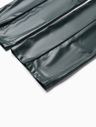 Брюки женские из экокожи MINAKU: Eco leather, зелёные, размер 50 - Фото 12