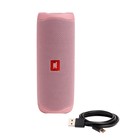 Портативная колонка JBL Flip 5, 20 Вт, BT 4.2, IPX7, 4800 мАч, до 12 ч, розовая - фото 51329555 Портативная колонка JBL Flip 5, 20 Вт, BT 4.2, IPX7, 4800 мАч, до 12 ч, розовая - фото 51329555