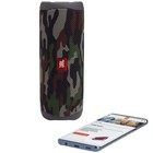 Портативная колонка JBL Flip 5, 20 Вт, BT 4.2, IPX7, 4800 мАч, до 12 ч, хаки - фото 51329561 Портативная колонка JBL Flip 5, 20 Вт, BT 4.2, IPX7, 4800 мАч, до 12 ч, хаки - фото 51329561