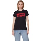 Футболка женская Levi`s THE PERFECT TEE MINERAL BLACK, размер L - Фото 1