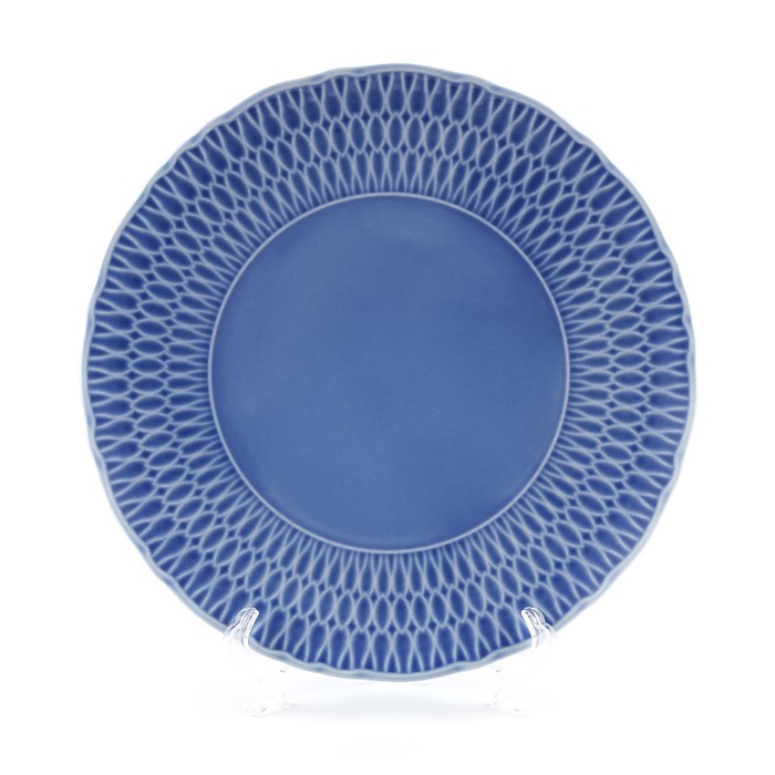 Блюдо круглое Cmielow София «Синяя глазурь», d=32 см - Фото 1