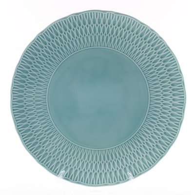 Блюдо круглое Cmielow София «Голубая глазурь», d=32 см