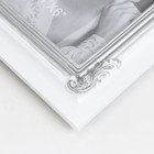 Фоторамка полистоун 10х15 см "Цветение нежности" белая 15,5х20 см - фото 22402192