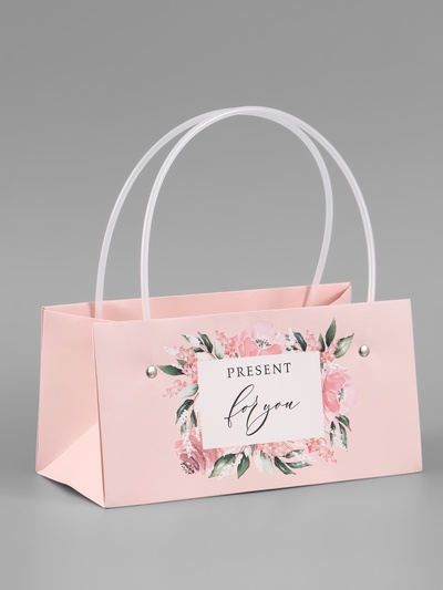 Пакет для цветов For you dear, 24×12×12 см