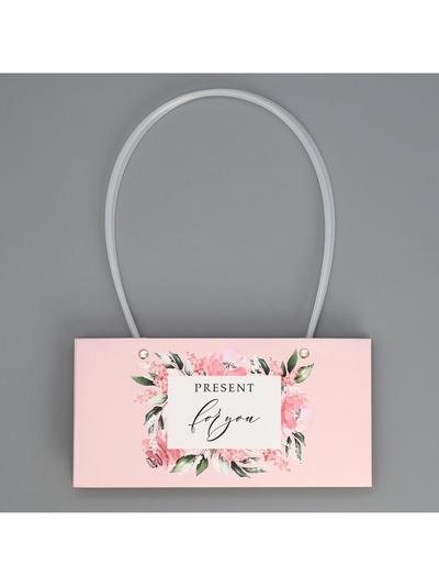 Пакет для цветов For you dear, 24×12×12 см