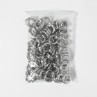 Кольцо-карабин, d=13/20 мм, толщина-3.5 мм, цвет серебряный - Фото 4