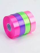 Лента упаковочная для декора и подарков, пастельный МИКС, 2 см × 45 м  (артикул 9567788)  большой выбор товаров оптом и в розницу по низким ценам с доставкой