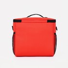 Термосумка на молнии, 10.5 л, цвет красный - Фото 2