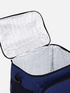 Термосумка на молнии, 10.5 л, синяя - Фото 3