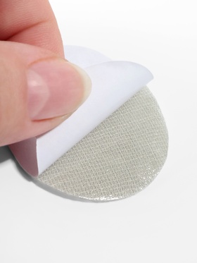 Набор заплаток для обуви, клеевые, фланелевые, 6 шт., серый